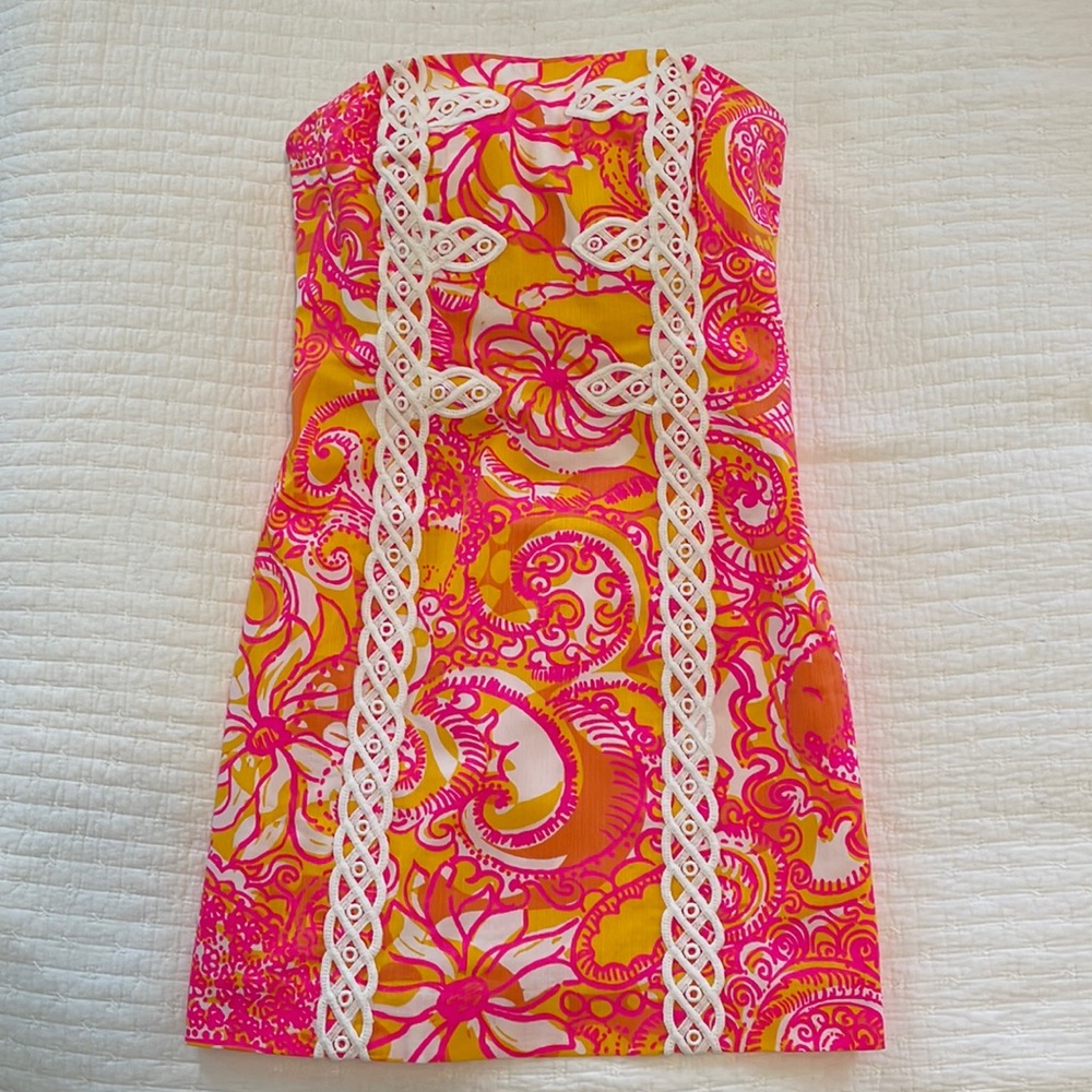 Lilly Pulitzer Strapless Dress